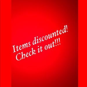 Items discounted! Comment or offer bargains !
